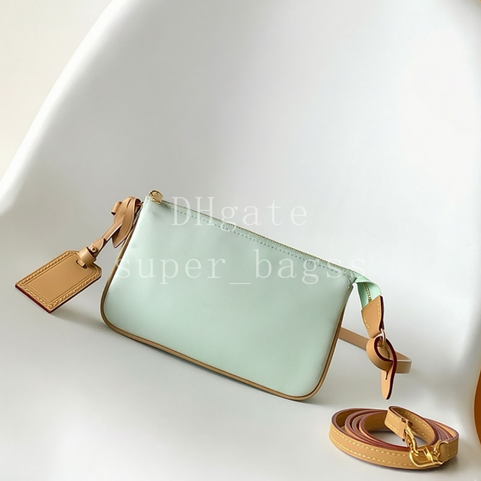 Pochettee Accessories Clutch Handbag 22CM Luxury Master Quality Monogram Coated Canvas Designer Chain Shoulder Evening Bag with Gift Box LP12G