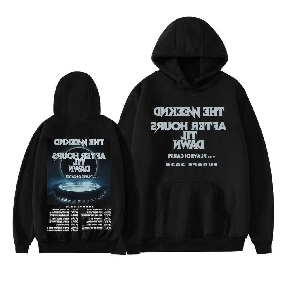 The Sweatshirts Men's Hoodies After Hours Til DAWn Europe 2026 Hoodies Men Women Fashion Hip Hop Style Sweatshirt Retro Casual Bodywarmer Pullo