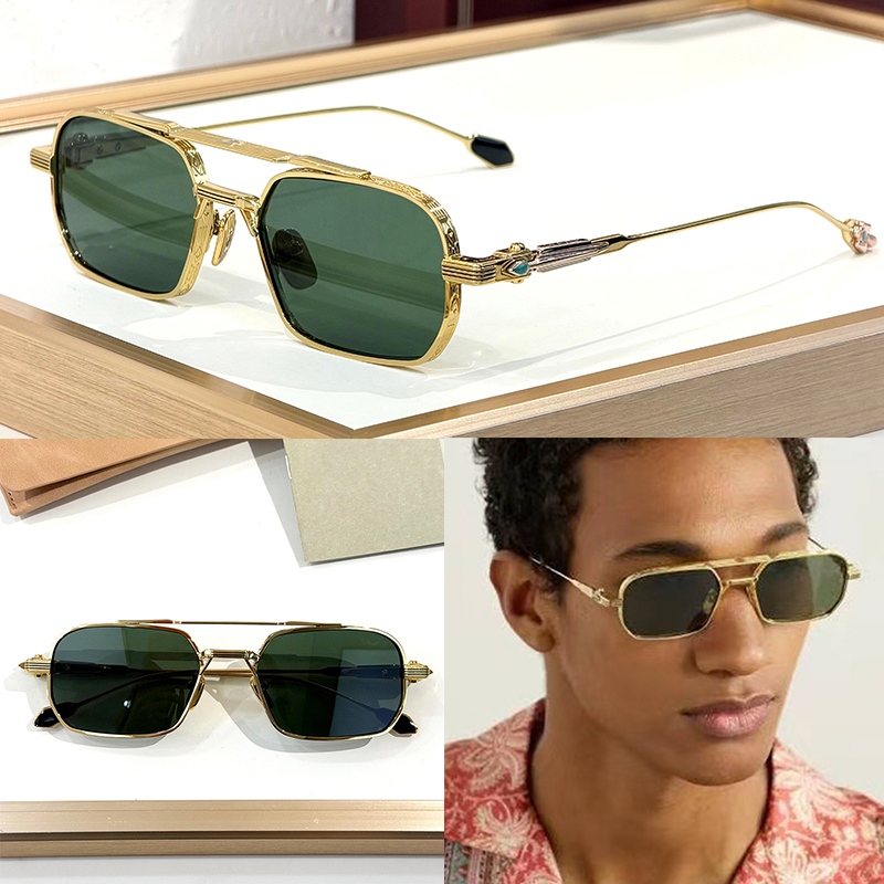 Pilots DEAVER Luxury Handmade Sunglasses Women Designer Fashion Metal Frame Sunglasses Men Outdoor Sports Driving UV400 Top Quality Glasses With Box