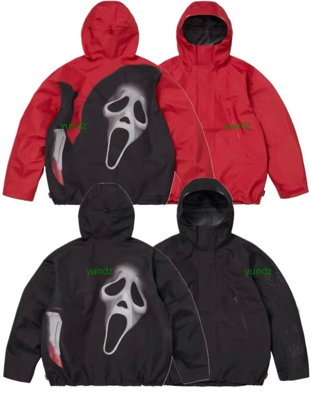X Gho SS26 WEEK5 GORE TEX Shell Jacket Men Designer waterproof jackets ski coat Mens Embroidered Motorcycle Jacket Streetwear Hoodie