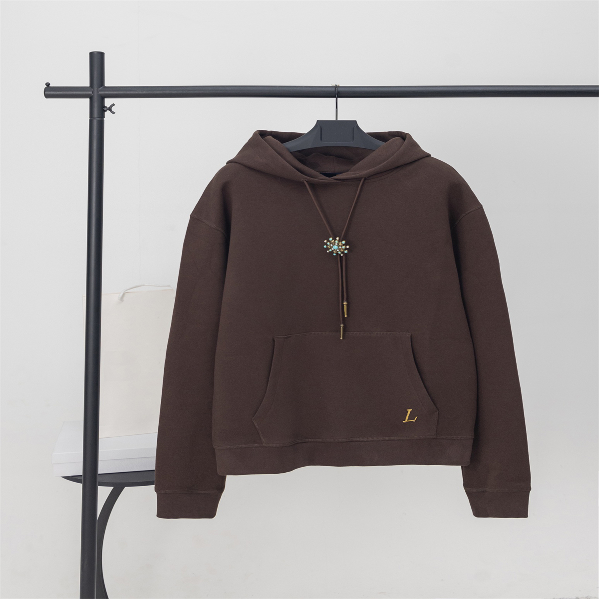 Men's Plus Size Hoodies & Sweatshirts New AOP jacquard letter knitted sweater in autumn / winter knitting machine e Custom jnlarged detail crew