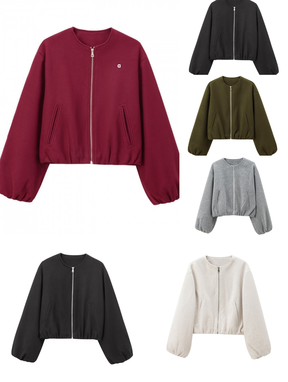 A2959 3D New Spring and Fall Versatile Soft Pilot Jacket for Women Perfect