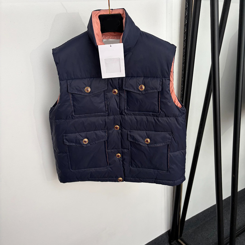 Women Stand Collar Quilted Puffer Vests Faux Suede Lapel Collar Sleeveless Jackets Winter Warm Versatile Hooded Padded Waistcoats for Women