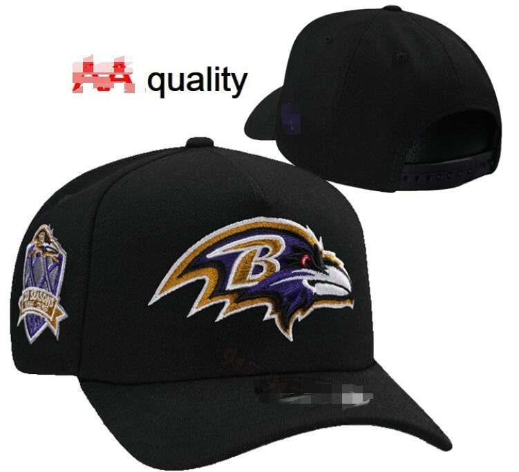 2026 Ravens Super Bowl SF Bonnets Snapback pour hommes Champions de l'équipe de baseball Casquettes entièrement fermées Lettre d'été Casquettes d