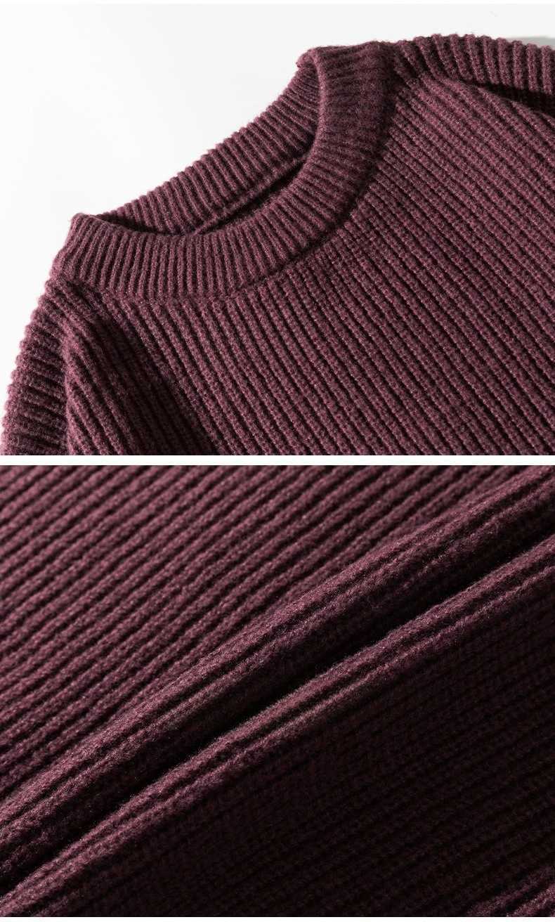 2025 Autumn Winter New Sweater Women's Men's Green Knitted pullover Basic Solid Color Loose Black White Sweater Coats Warm Tops S260921OV7