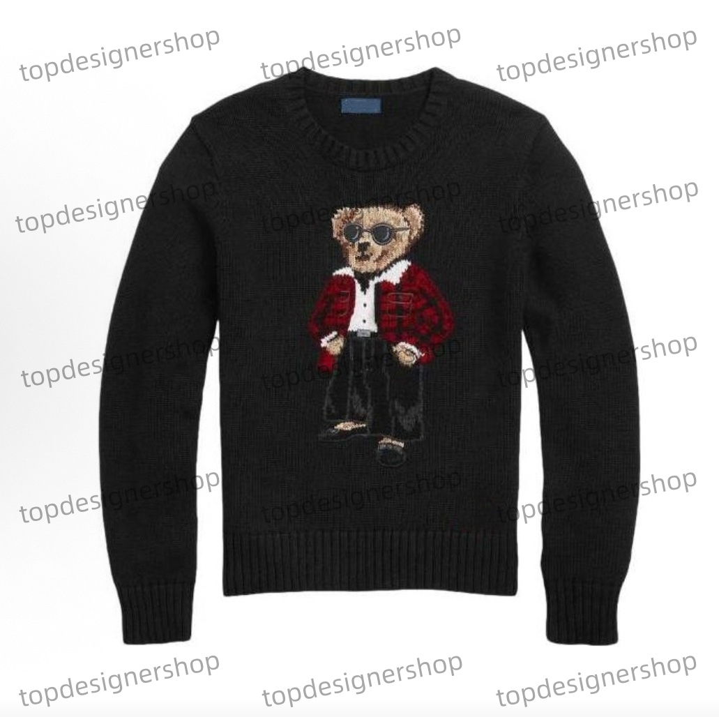 Classic Designer Womens Sweaters Crew Neck Knitted Sweater Jumpers Bear American Trendy Winter HighEnd Comfortable Cotton Ladies Chandails Pullover
