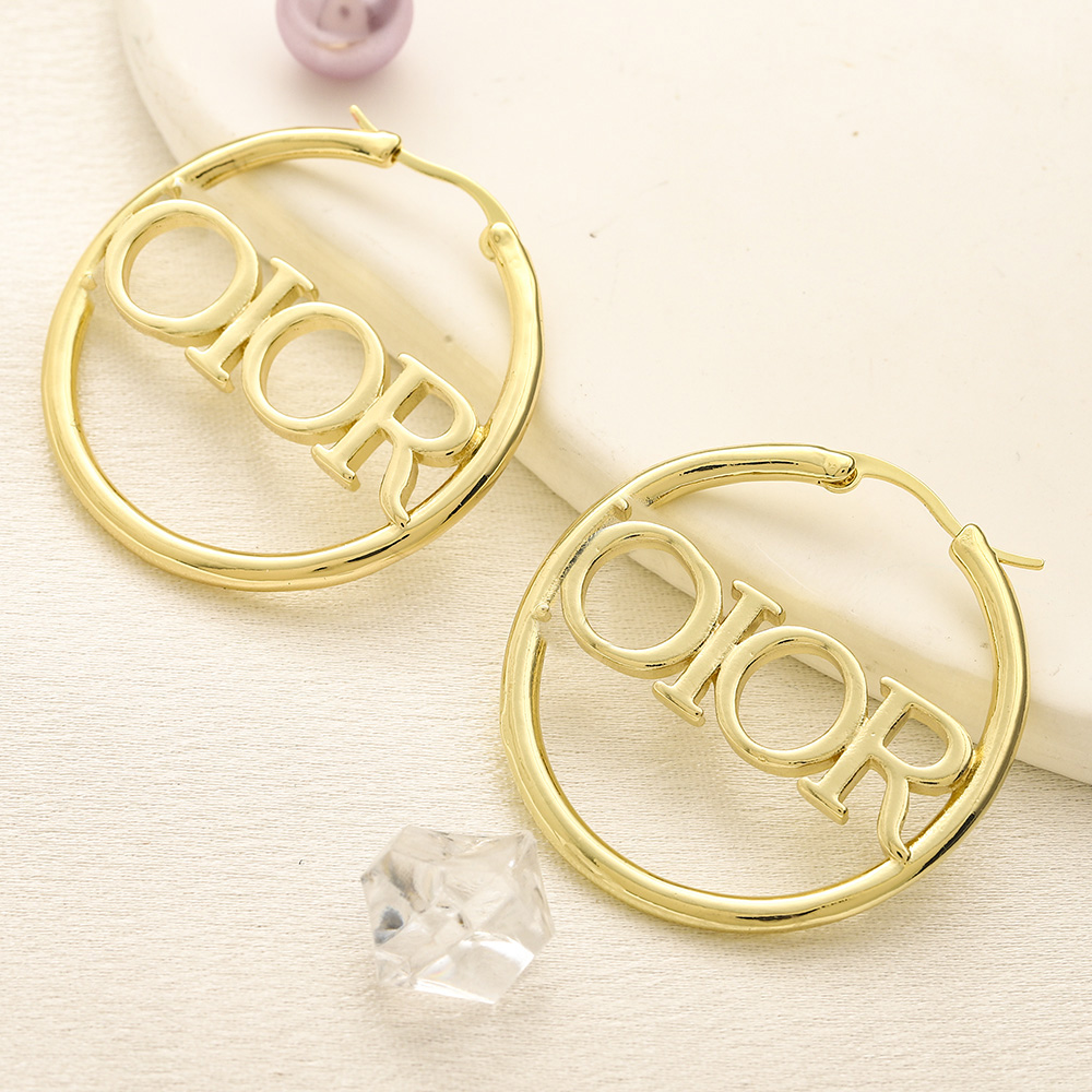 Stud Hoop Earrings Luxury Women 18k Gold Plated Stainless Steel 925 Silver Earring Sweet Girls Wedding Party Gifts Fashion Charm Designer Jewelry Ac