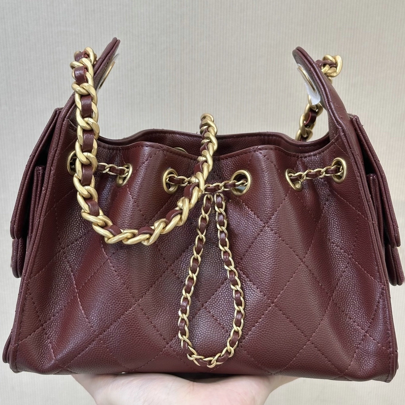 25 bag mini hobo tote bag shoulder 12a High quality designer bag 2026 new Trends bucket bag women bag luxury bag Genuine leather black and gold unde