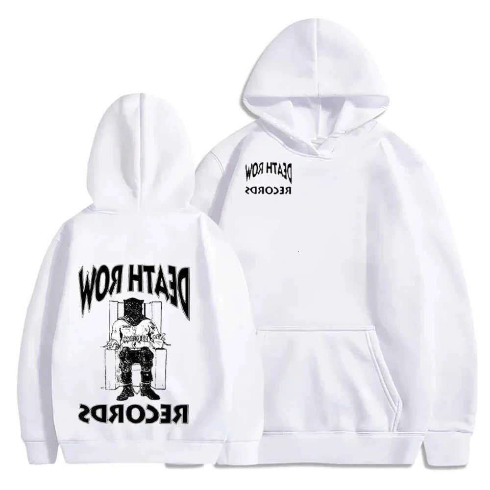 Row Men's Death Hoodies Sweatshirts Records Hoodies Spring Autumn Hoodie Pullover Fashion Men Women Loose Hooded Sweatshirts Hip Hop Streetwear