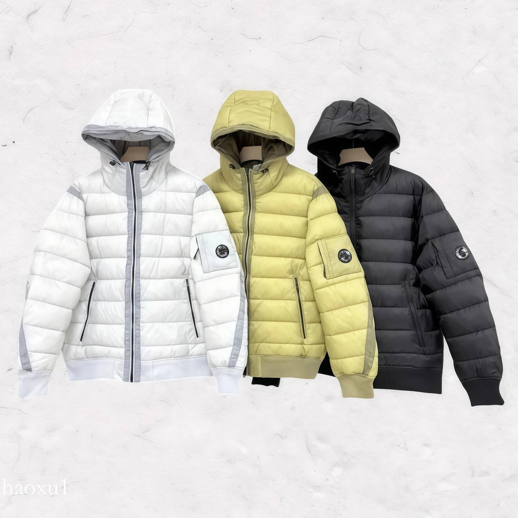 Designer CP puffer jacket men CP Winter Warmth Coat With lenses Fashion Down jacket Casual Street Style Hoodie Zipper Cotton coat