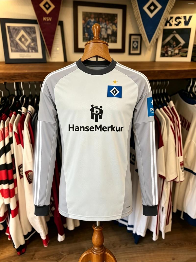 2026/27 Hamburg SV Stadium Men's And Women's Long Sleeved T 3D Quick Drying Breathable Casual Training Daily Top