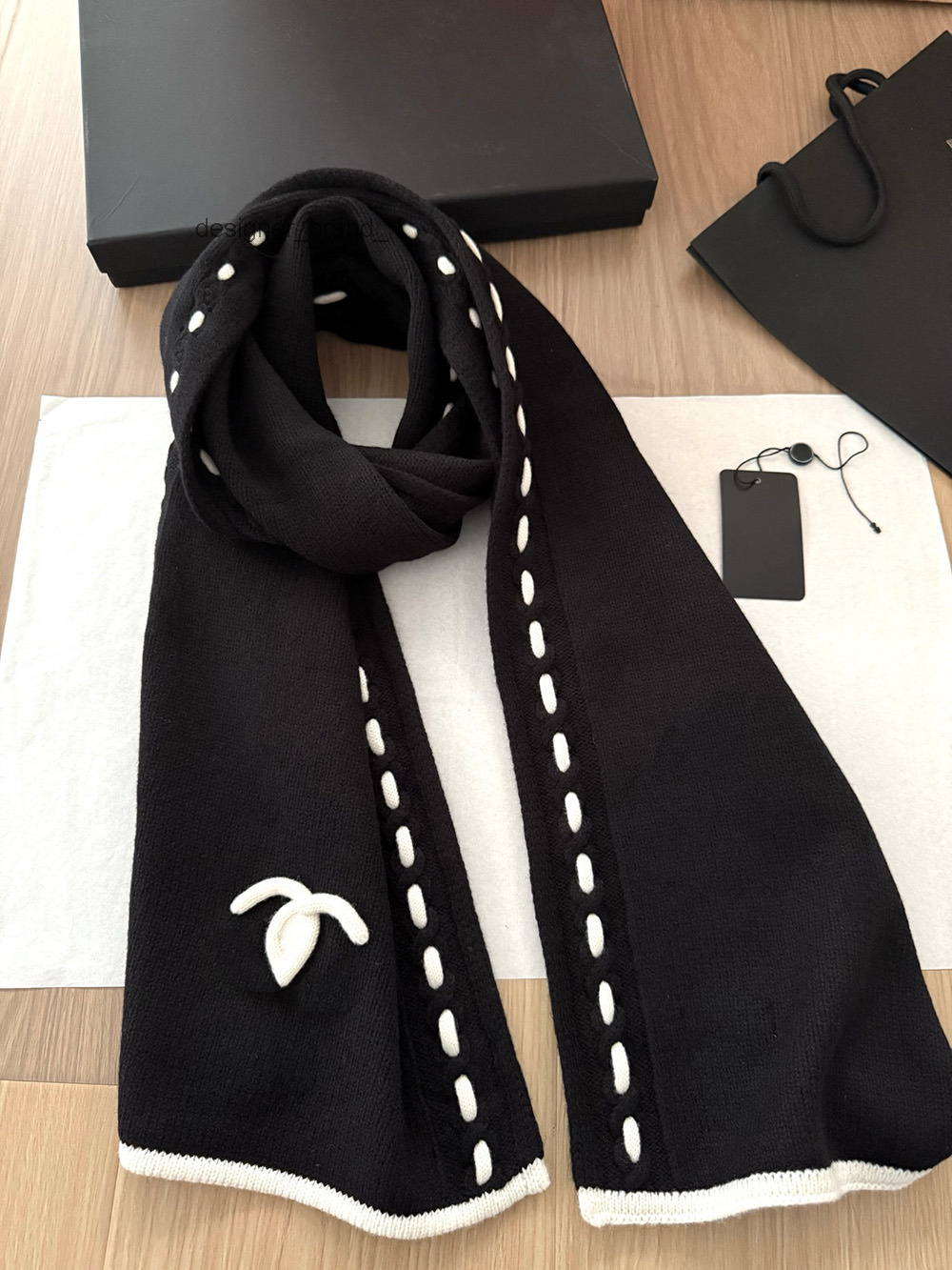 Designer Scarf 100% Cashmere Scarf New Women's Men solid color Soft and Comfortable Luxury Double Sided Tassel Scarf Letter Shawl Unisex Scarf