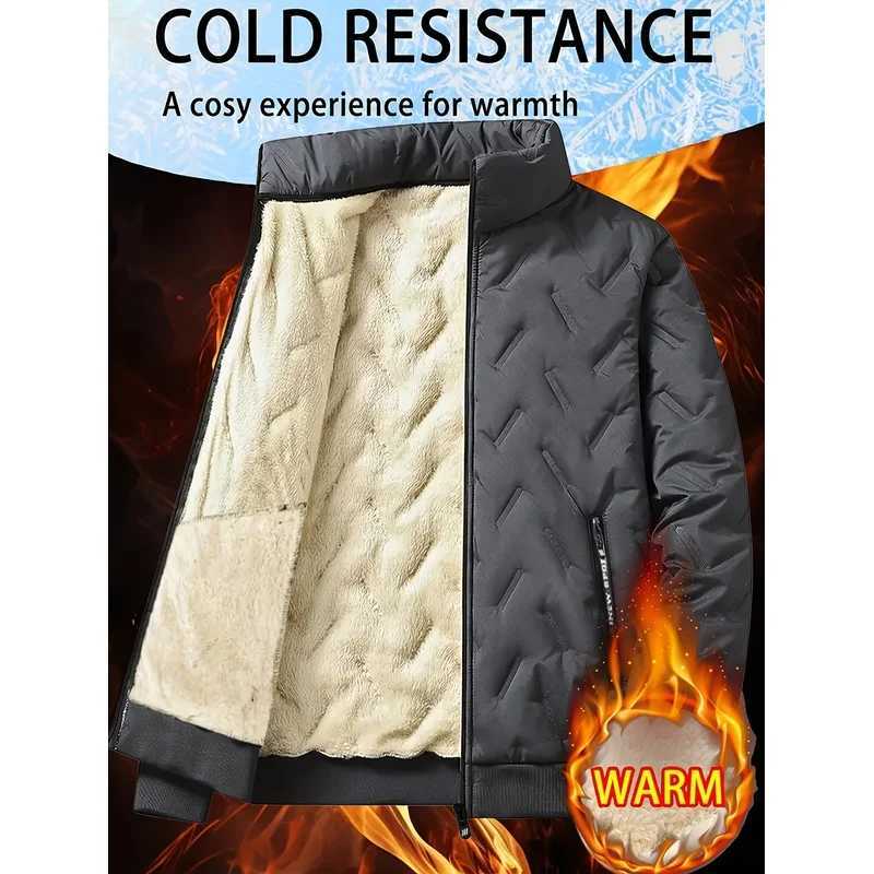 Men's Jacket Winter Men's Warm Jacket Down Jacket Men's Jacket 2026 Winter Men's Windproof Jacket Wool Jacket Down Jacket Men�