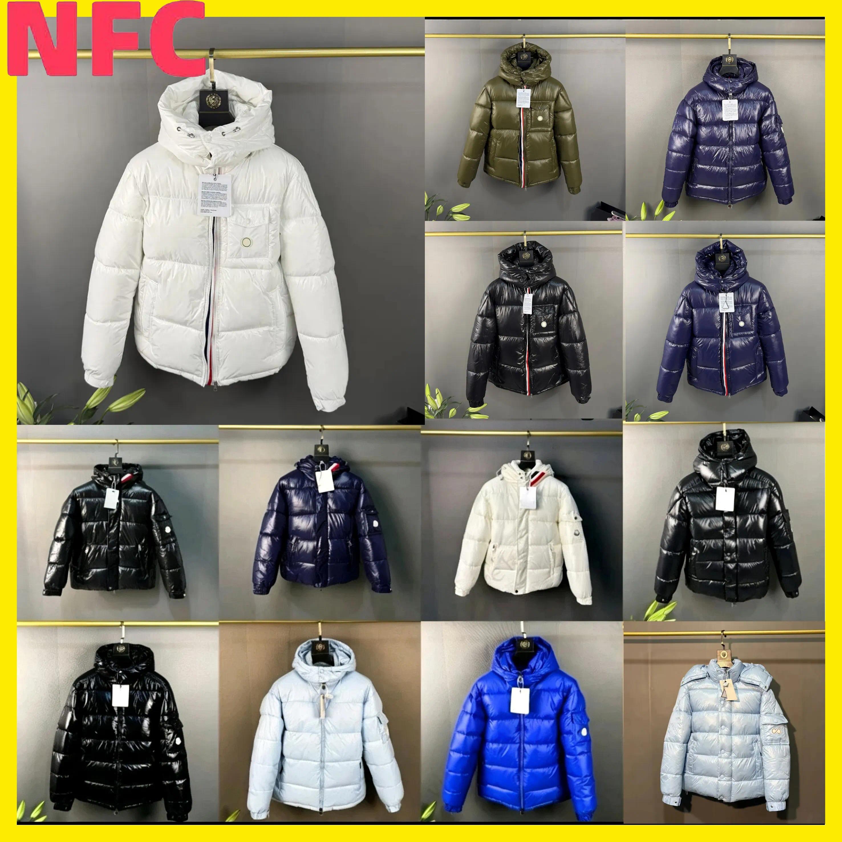 puffer jacket Designer jacket Mon mens coat warmer thick hooded NFC jacket womens fashion style slim high quality white duck puffer zip up jackets A