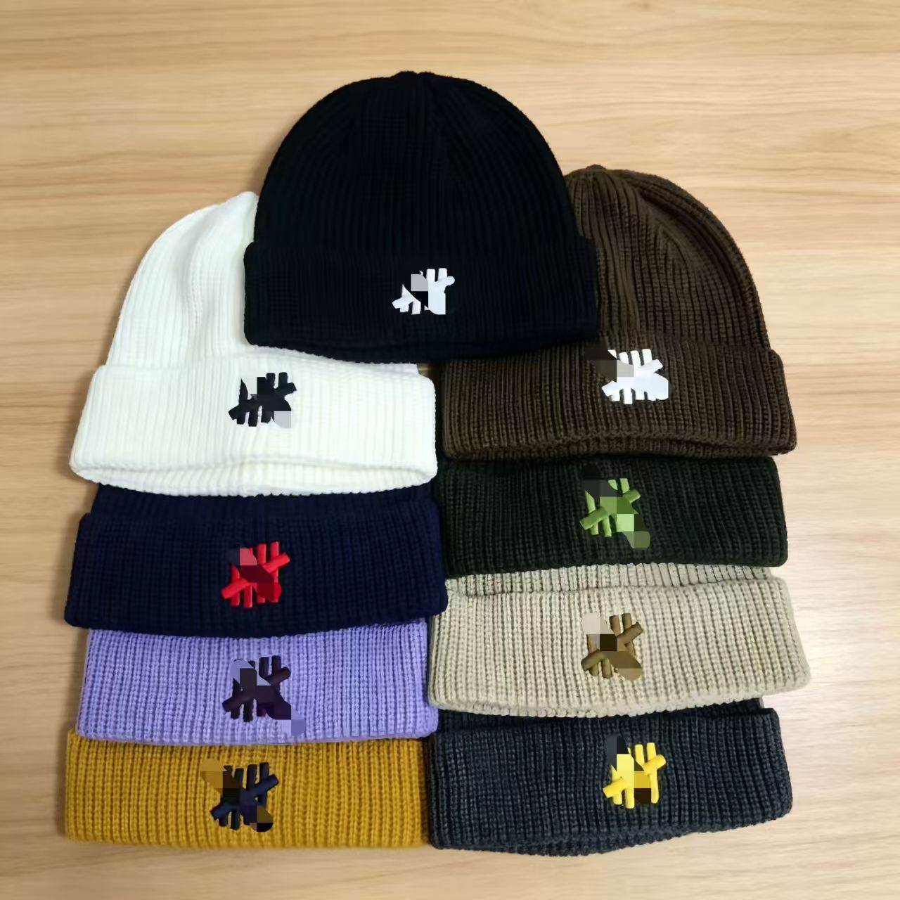 Winter Knit Beanie caps for Men Women Designer Beanie mens Casual Solid Color Skull Cap winter Warm Soft Elastic Ski Hat Outdoor Streetwear Fashion