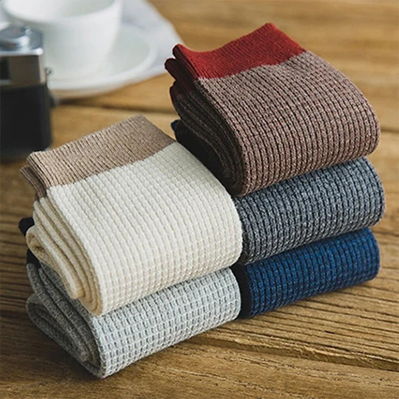 35Pairs High Quality Autumn Winter Harajuku Socks Stockings Warm Sock Mens Business Dress Long Gift EURSize 3744 26921