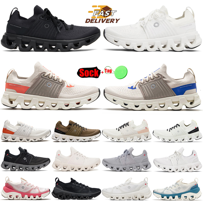 With Box Designer Running Shoes Mens Womens OC Cloudswifts 4 Amp X Tempo Sneakers Black White Grey Mesh Ultra-light Runner Walking Trainers Daily Ou
