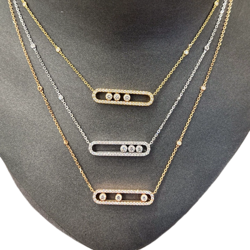 Fashion Designer Necklace For Women Necklaces Luxury Jewelry bijoux Letter Pendant Plated Gold Sliver Chains For Womens Men Designers Jewellery shi1