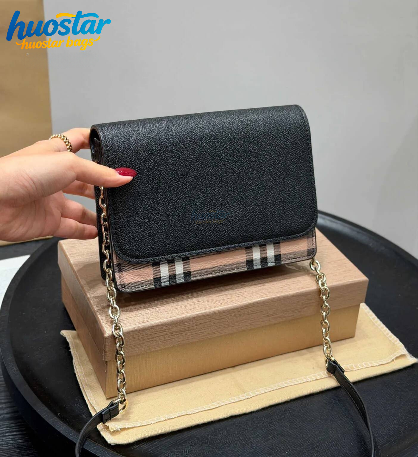 Designer Small Crossbody Bag Leather Square Shoulder Handbag Korean Style Evening Messenger Purse for Women Daily Commute Party Shopping Travel