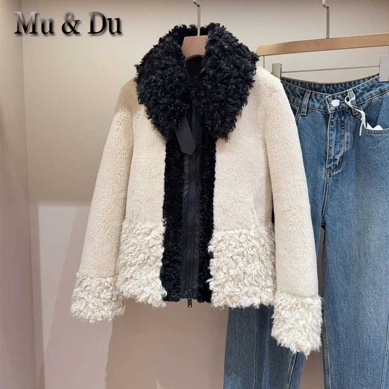 Winter Original Women's Jacket Jackets Women's Faux Fur Jacket Fashion Black And White Splicing Ladies Long Sleeve faux fur coat Outerwear