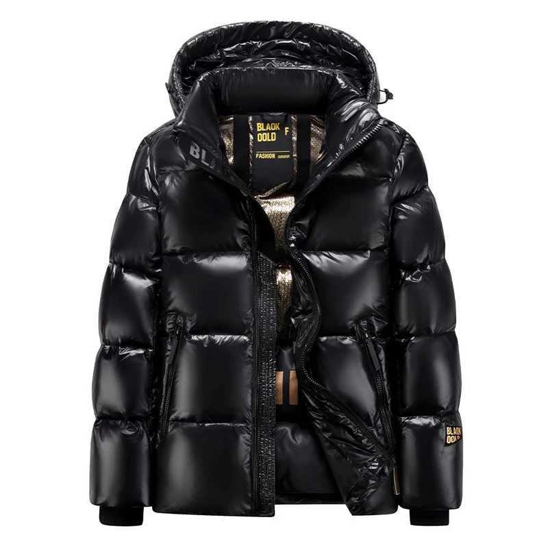 Short Down Jackets Men Duck With Hood Puffer Jacket Mens Clothes Women Black Feather Winter Man Down Coat Men Waterproof Q260921