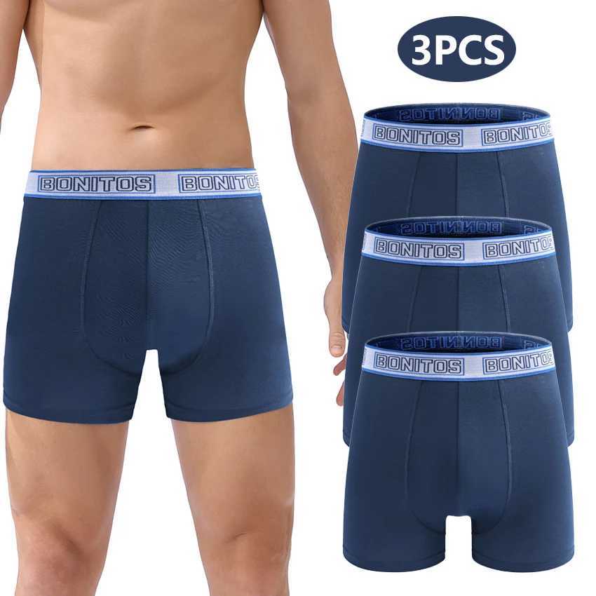 3 Pieces/Pack Mens Polyester Boxer Briefs Letter Belt Men's Panties New Boxers Underwear For Man Shorts Sexy Men Underpants Q260921