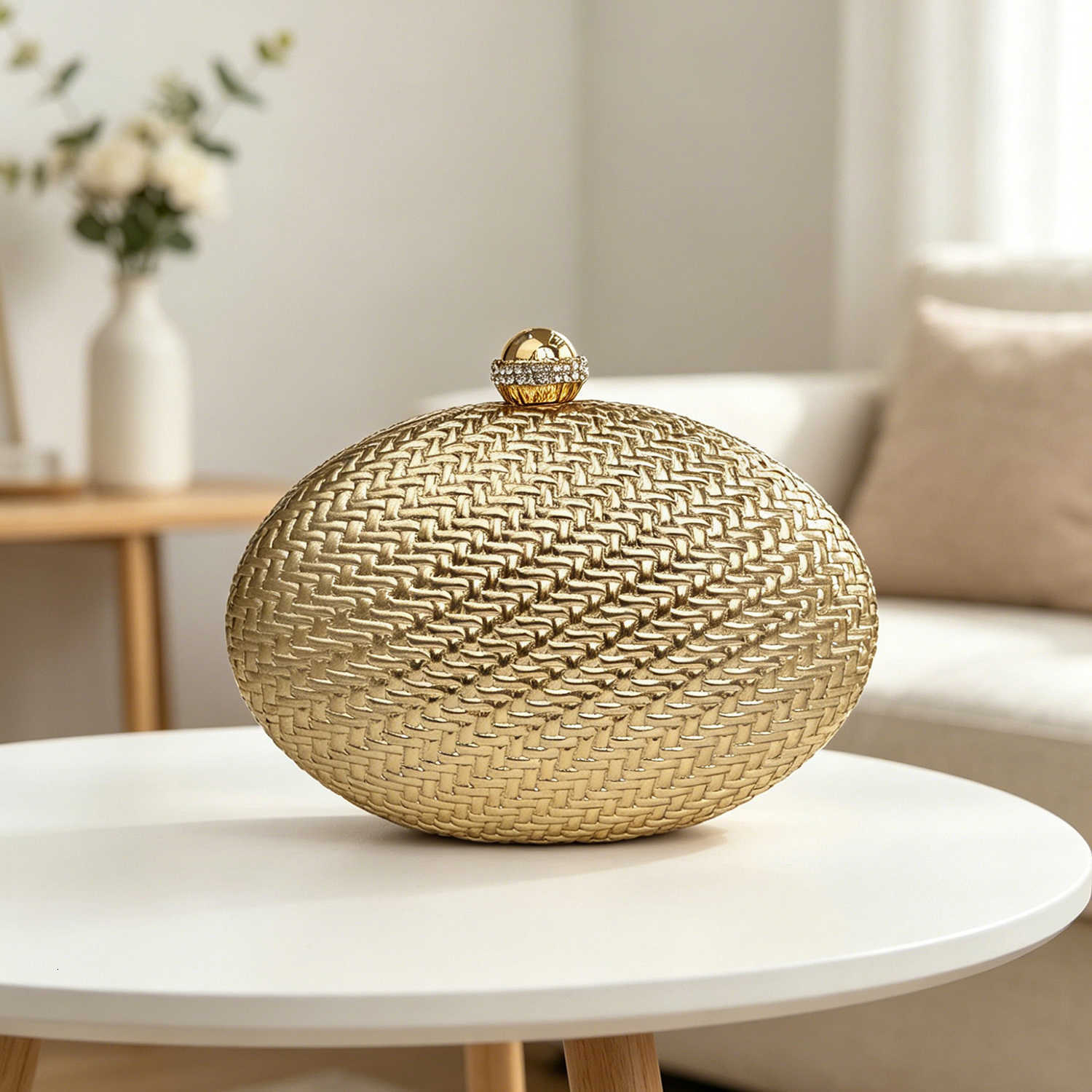 Ladies' Evening Mini Bags fashionable Dinner Bag Elegant and Shiny Crossbody Bag Solid Color Classic Ladies' Handbag Party Wedding Shoulde