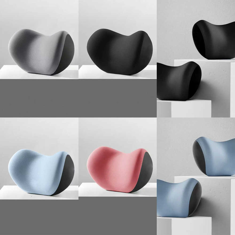 Seat Covers OULEX Car Car Neck Pillow Memory Foam Protective Lumbar Back Support Breathable Car Headrest Cushion Relieve Stress Car Seat Pillow J260