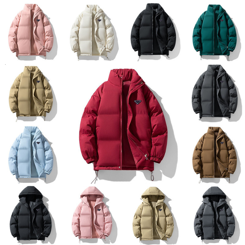 Designer P Puffer Jackets Fashion Mens Jacket Men Women Down Parkas Cotton Winter Outerwear Coats Thicken Warm Cotton Snow Coat Men Down Hooded Coup