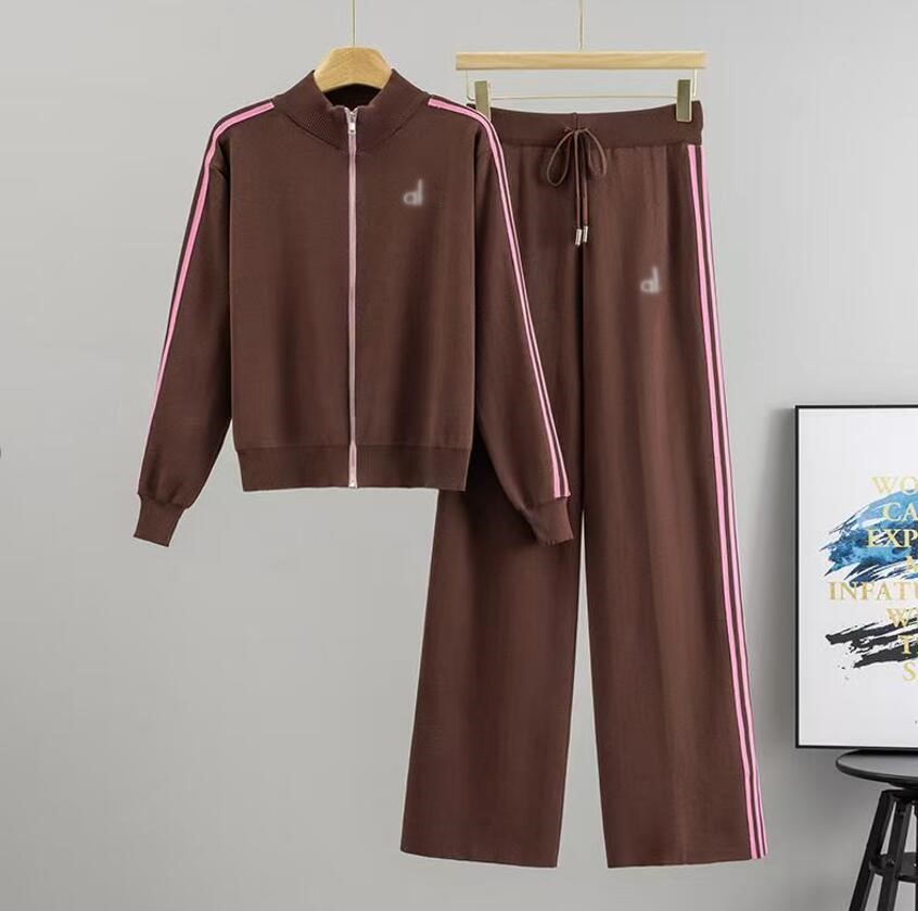 Women's suit Luxury brand Knitted Casual Suit Sweater pants 2 Piece Set designer Tracksuits