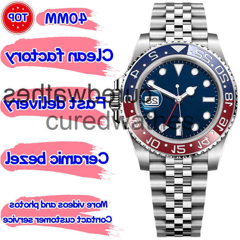 Watch GMT Luxury Designer Mens Watches Clean Factory Super Qualtiy Cal3186/3285 movement Automatic Mechanical Watch Sapphire Waterproof With Box OY1