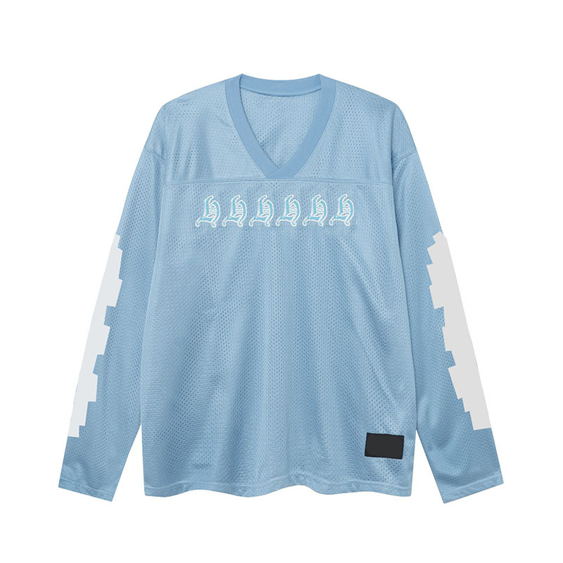 Designer Printed Breathable Sports T Shirt Women Luxury Mesh Long Sleeved Pullover Tops Brand Outdoor Fitness Basketball Shirts