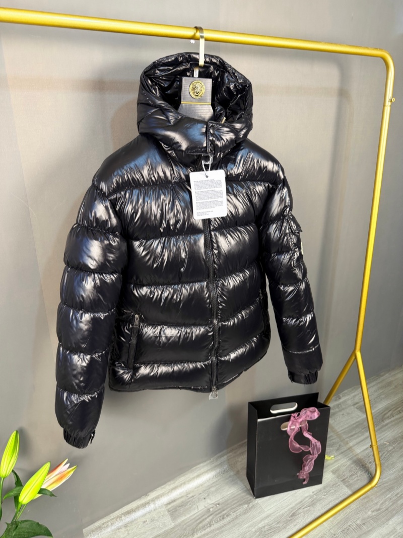 Same Quality MC Maya70 Hooded Short Down Jacket coat Detachable Hood puffer jacket women winter jacket women Arm Logo Pocket doudoune femme