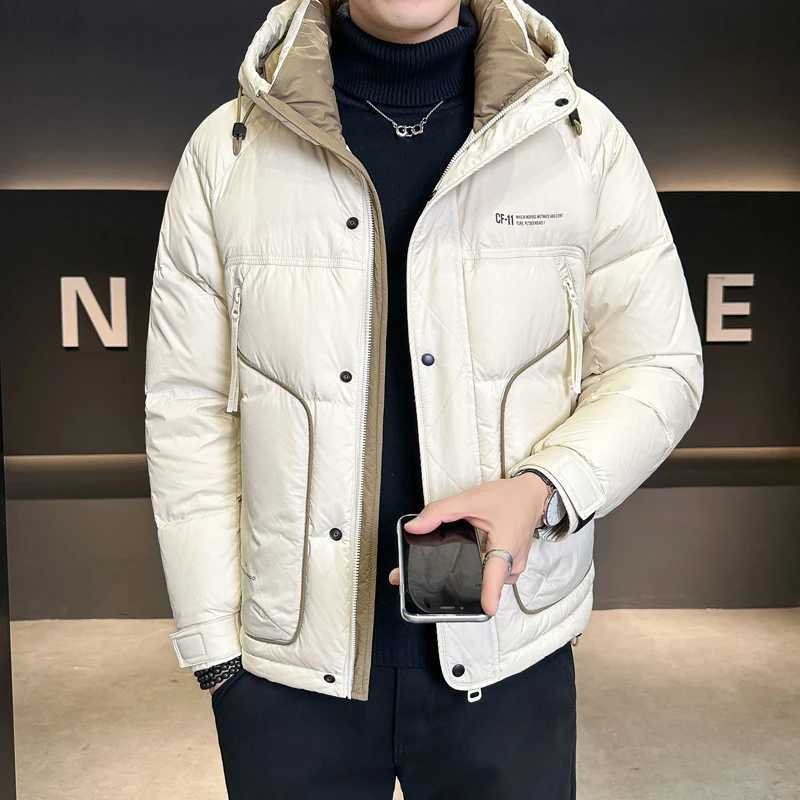 2024 winter jacket white duck down jackets men mens thicken warm parkas winter down coat winter parkas men size L-5XL Q260921
