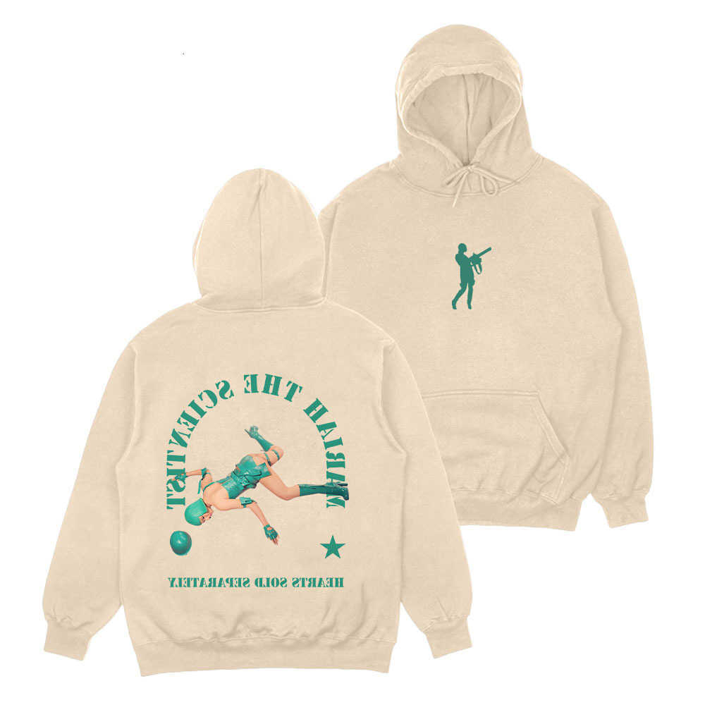Down Men's Hoodies Sweatshirts Shot Hoodie Mariah The Scientist Rapper Star Fashion Sweatshirts Long sleeve with Hooded High Street Unisex Loos