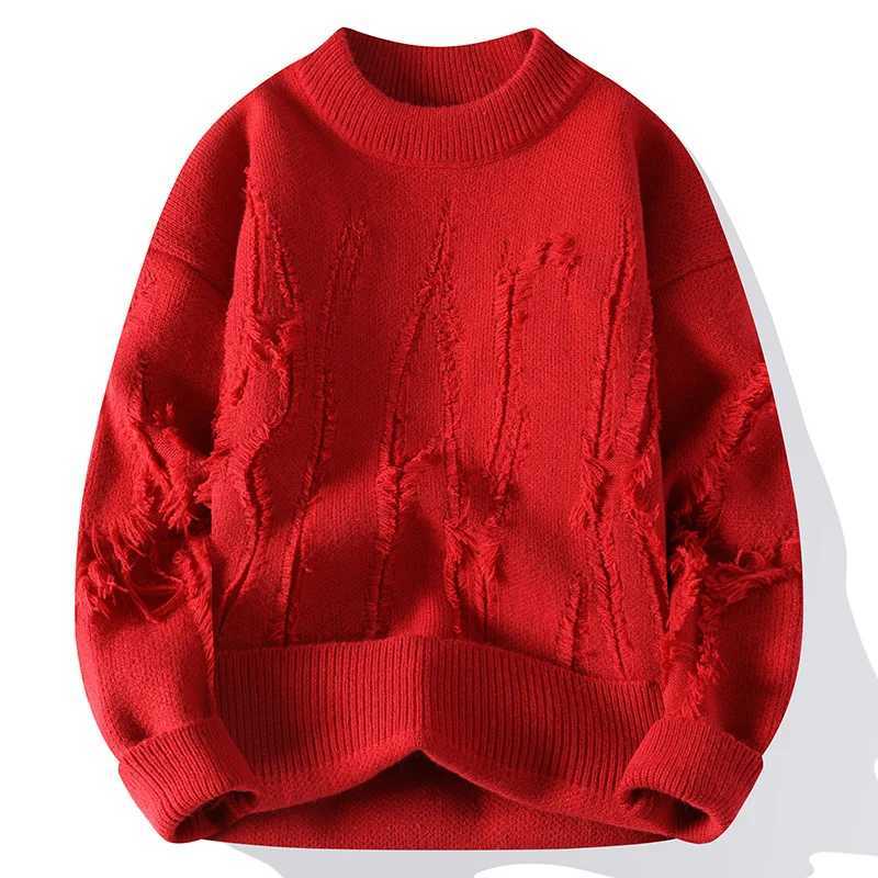 2024 winter new arrival korean style thicken mens warm sweater men fashion sweaters Men's wool pullovers male full size M-3XL S260921ANFF