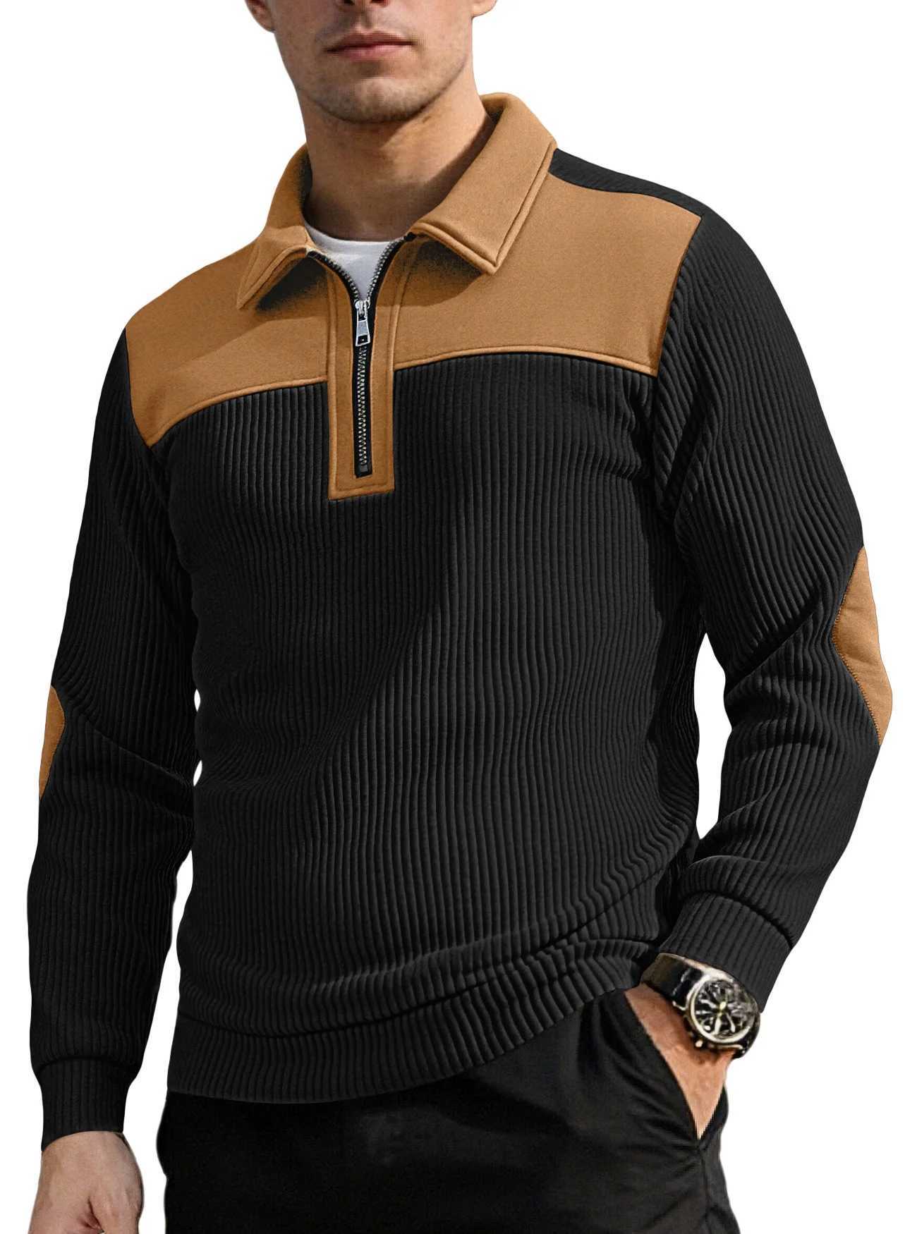 Spring and autumn solid color sports long-slved tops for men fashionable and casual stand-up collar outdoor men's pullover Q260921
