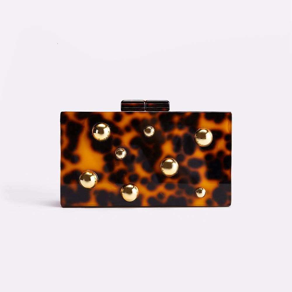 Women Pro Evening Acrylic Bags Evening clutch Bags Leopard Crystal Female Mini Flap Wedding Party Ladies Designer Purse And Handbags D260922