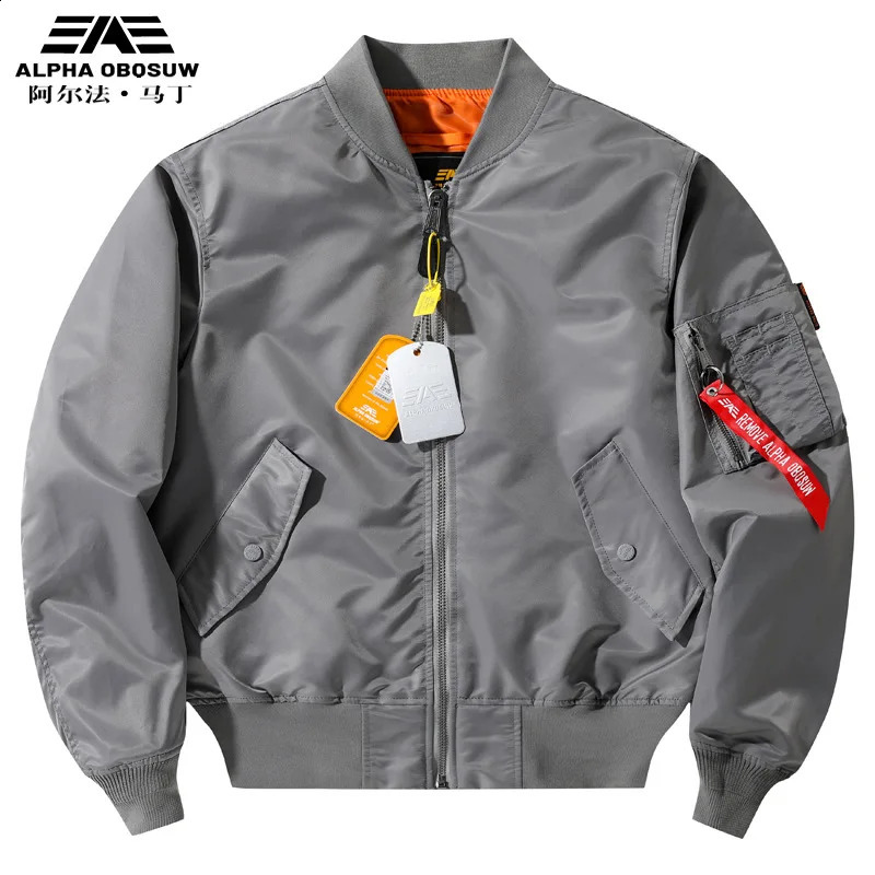 2026 Martin Trendy Pilot Jacket Men's Autumn Lightweight Baseball Shirt MA1 Classic Style 260918