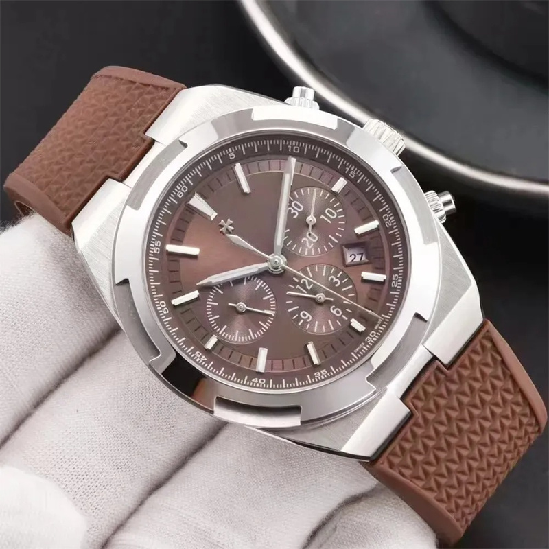 U1 Top AAA ST9 Luxury Classic Constan OVERSEA 5520V Automatic Mechanical Geneve Watch Sapphire Luminous Designer Movement Mens Wristwatches Montre D