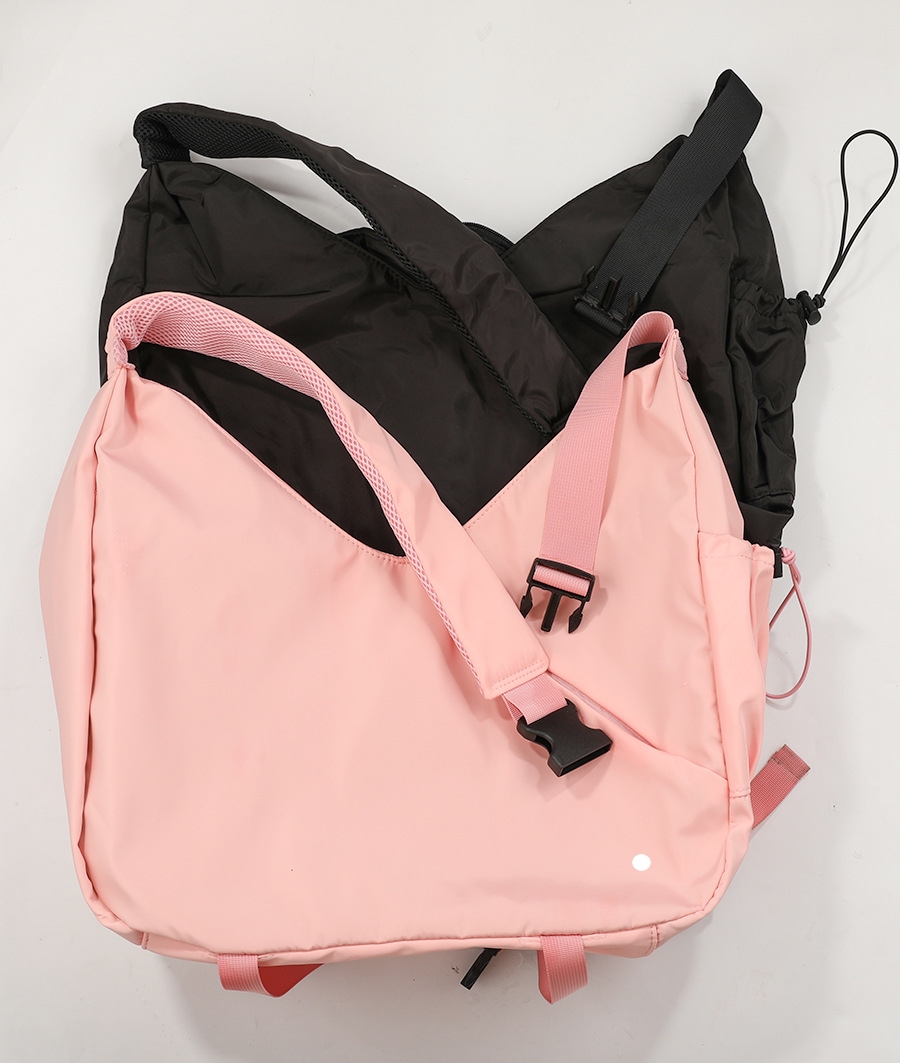 L6605 Women's Yoga Bag Outdoor Sports Luggage Shoe Compartment Shoulder Bag with Separate Dry and Wet Compartments Large-Capacity Gym Bag