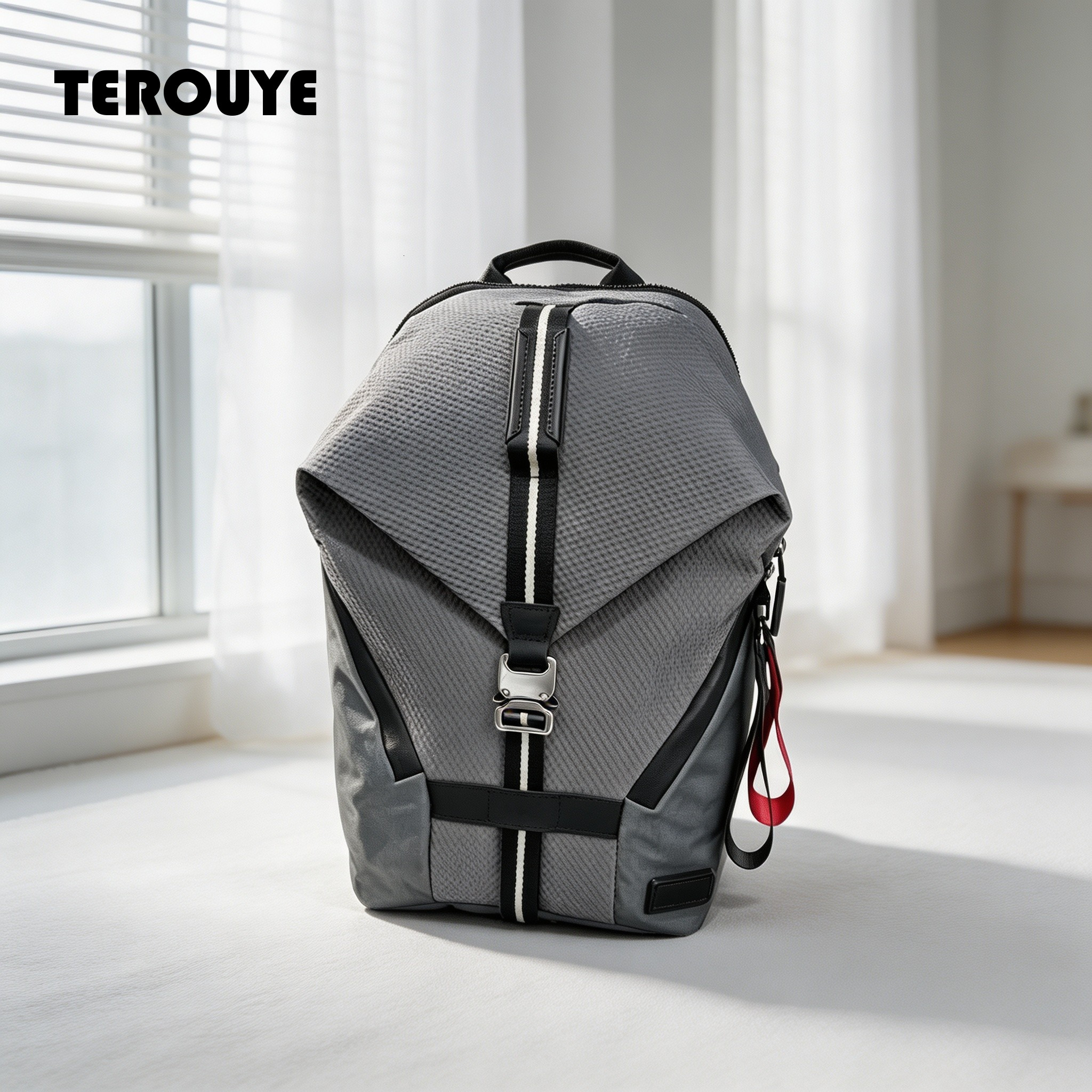 Nylon Large-Capacity Laptop Backpack Men, Stylish Casual Daypack For Everyday Carry