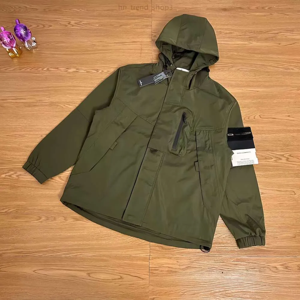 Stoney Jacket Mens Designer Pocket Jackets Zipper Badges Men Company Casual Coat Windbreaker Embrodiery Mens Fashion Shorts Shirts Coats