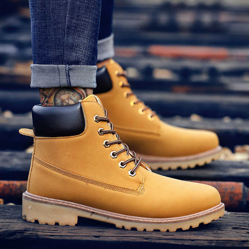 Botas de hombre Botas británicas estilo Botines unisex Moda Botas de motocicleta para hombre Zapatos de cuero de alta calidad Nuevas botas mujer H26