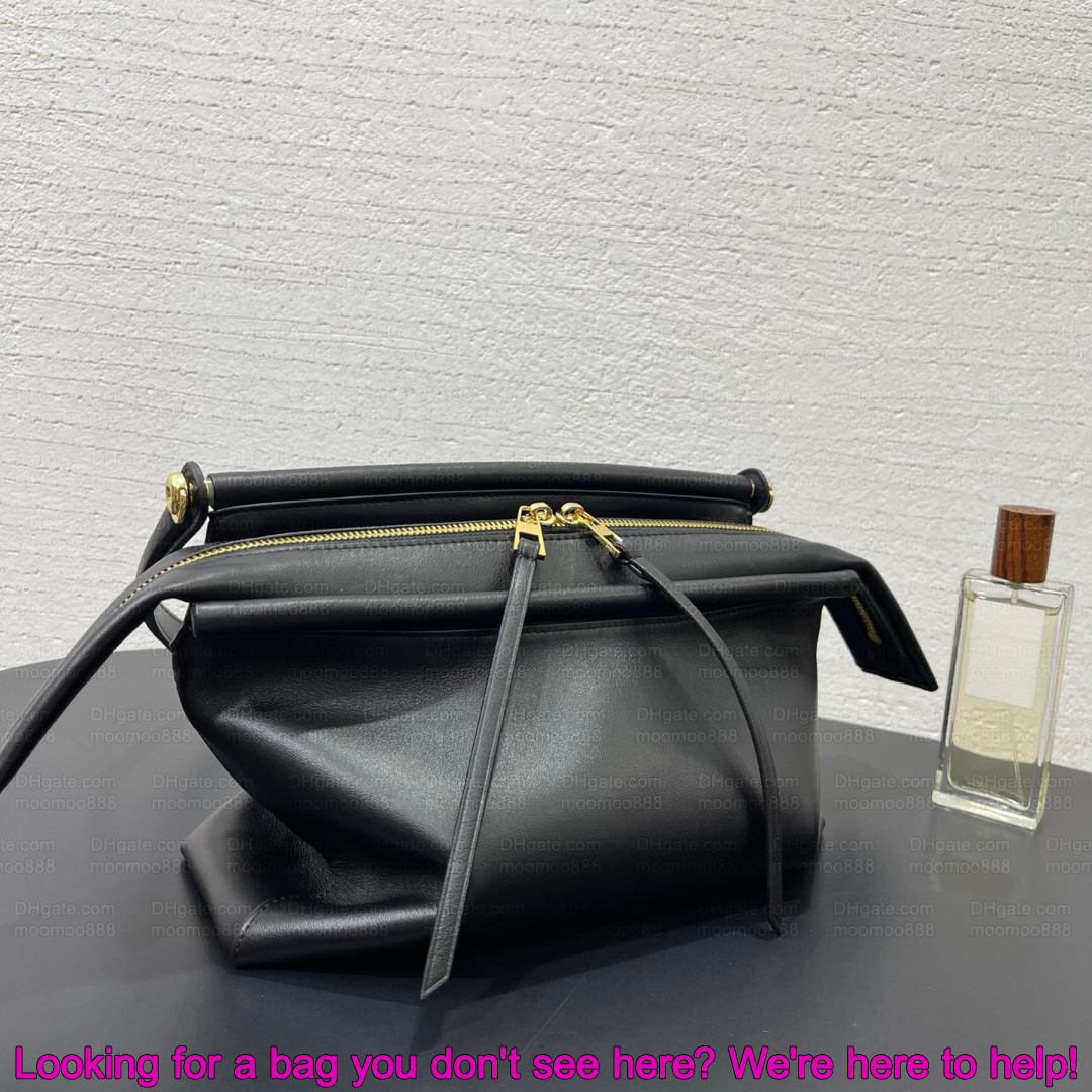 12A All-New Mirror Quality Designer Whisker Bag Small Shoulder Bags for Women 25.5cm Real Leather Bag Luxury Crossbody Purse Black Handbag with Box