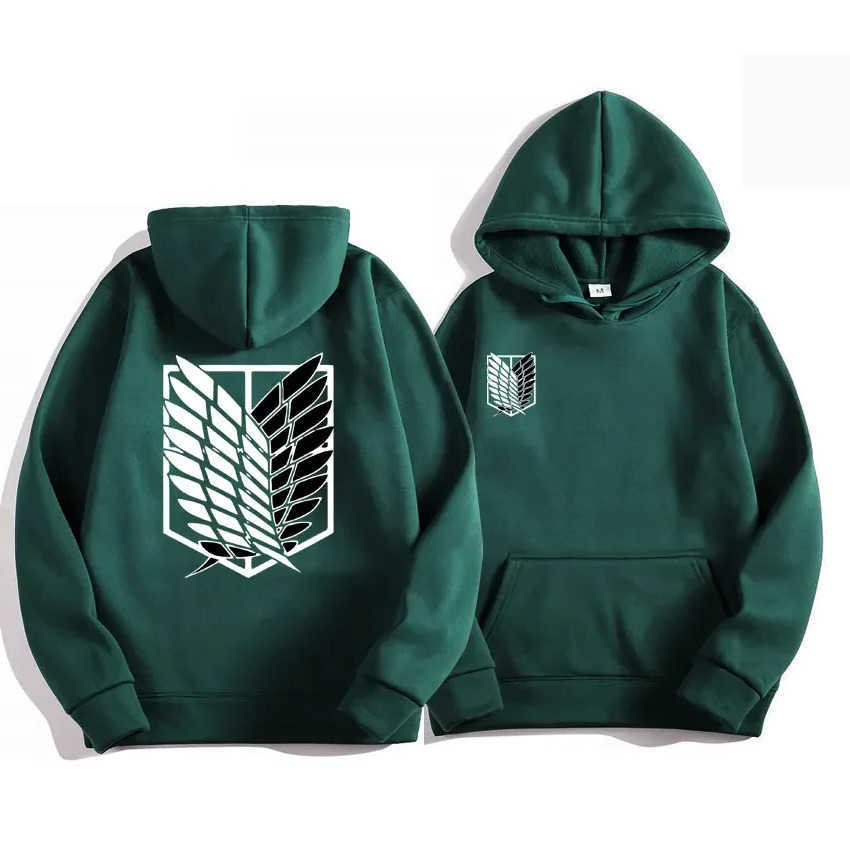 Anime Men's Japan Hoodies Sweatshirts Attack on Titan Men Hoodies Spring Autumn Hip Hop Casual Pullover Top Hoodie Fashion Sweatshirts Jogging