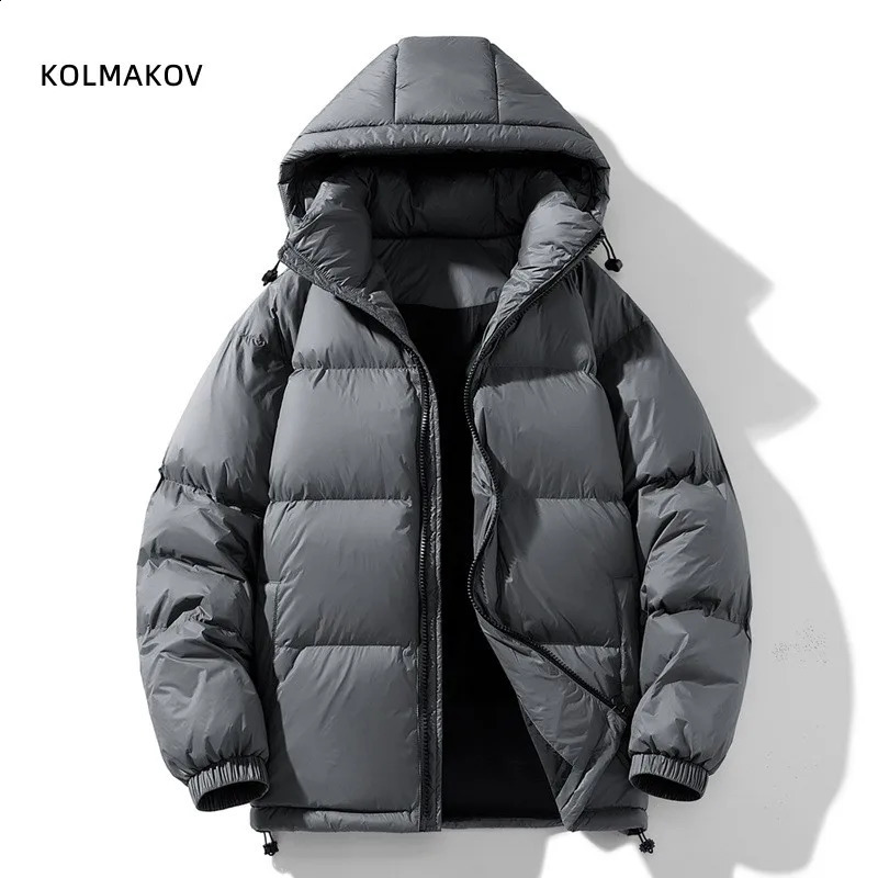Winter Hooded Men's 90% White Duck Down coat fashion warm Down Jackets casual winter Men thicken winter Jacket size M-4XL 260920