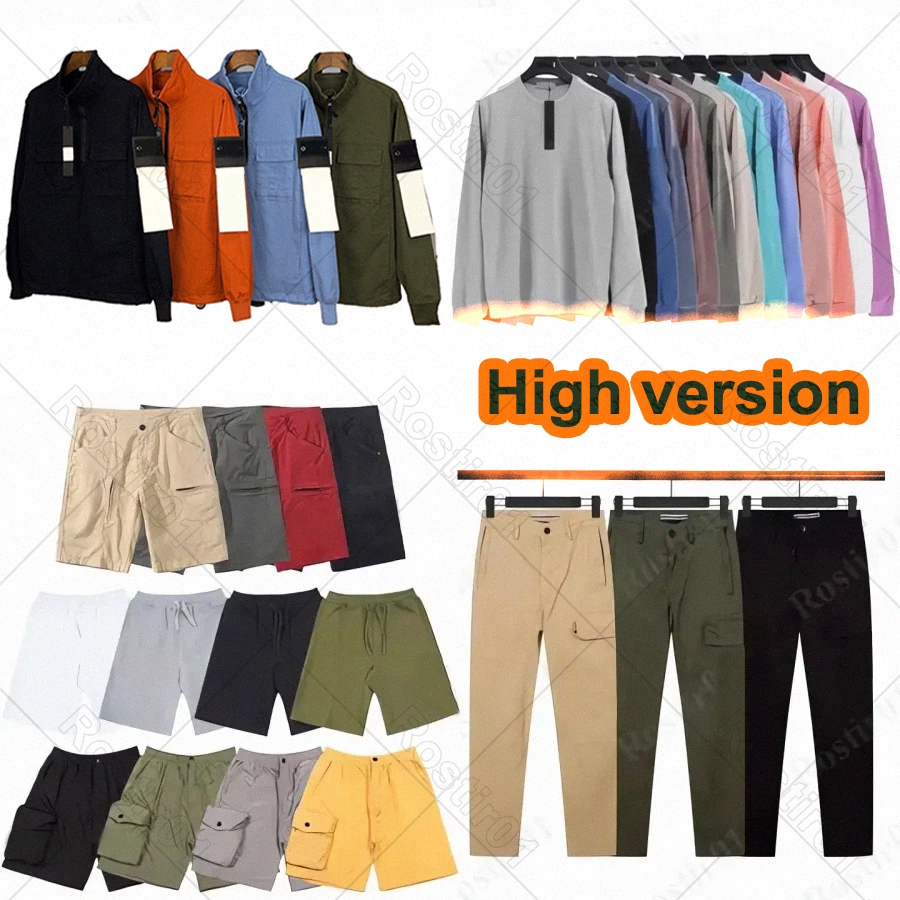 Designer stone Mens jumper badge sweatshirt hoodie men cargo pants pull Pullover tracksuit Autumn Hoodies Womens Long Sleeve Sweater shorts compass