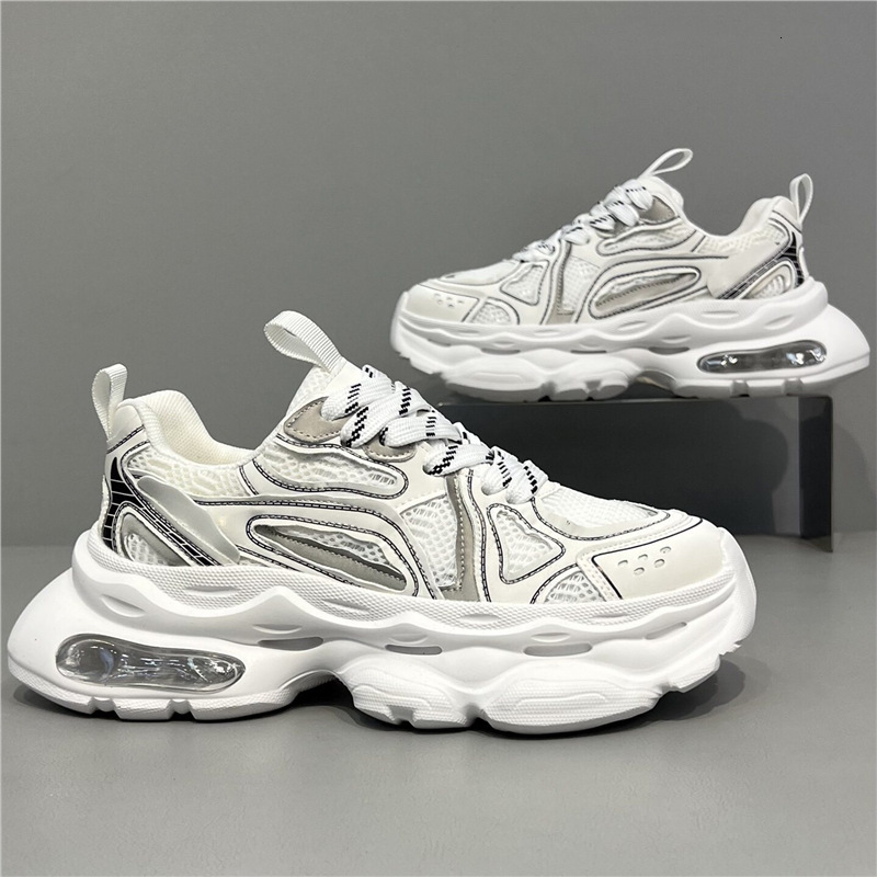 Fashion Breathable Mesh Dad 2026 Spring Casual shoes Designer shoes New Lightweight Thick-Soled Casual Men's Shoes