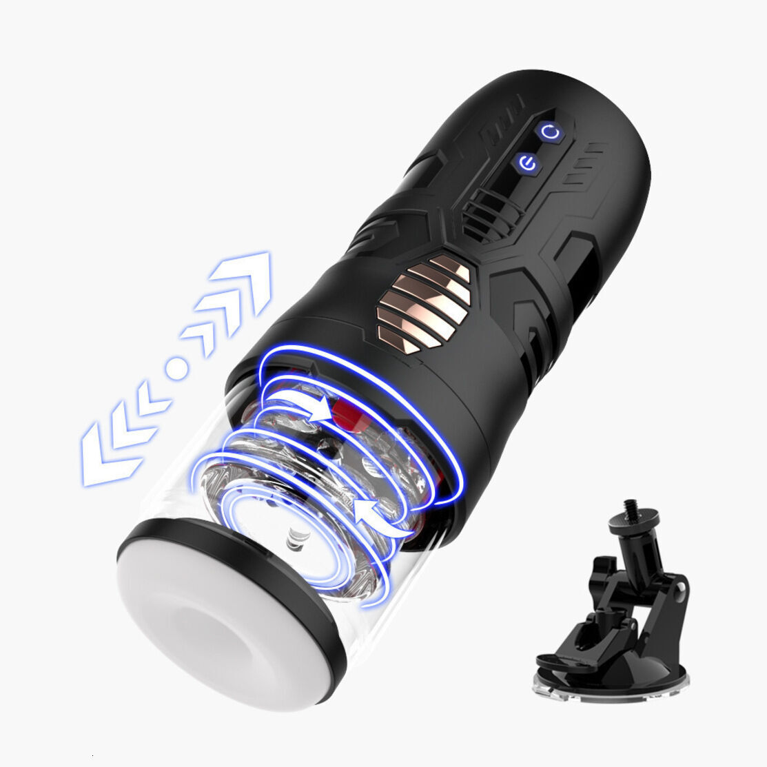 Masturbator Aishia Ultra-Quiet male intimate soft massage cup Telescopic Rotating With Automatic Vibration And Suction, Adult Sex Toy F JA13